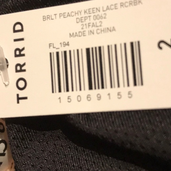 Torrid Pink Racerback Bralette Size 2 NWT’s - Picture 6 of 6